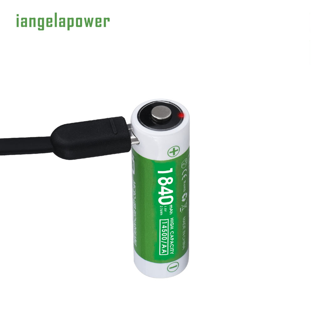 iangelapower 可充电锂电池 AA14500 1840mAh 1.5V